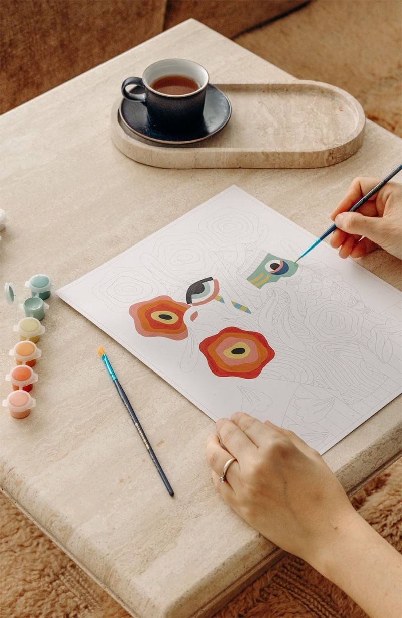 Set de peinture au numéro