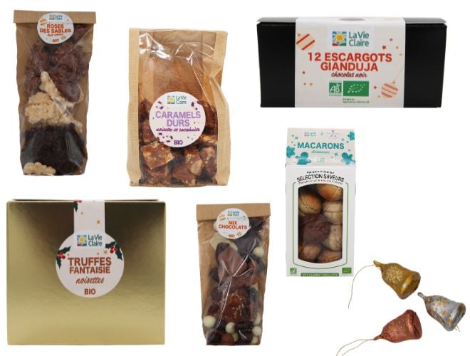 différentes gourmandises en chocolat La Vie Claire