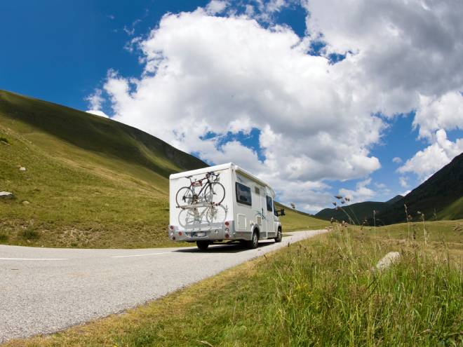 Camping-car sur la route