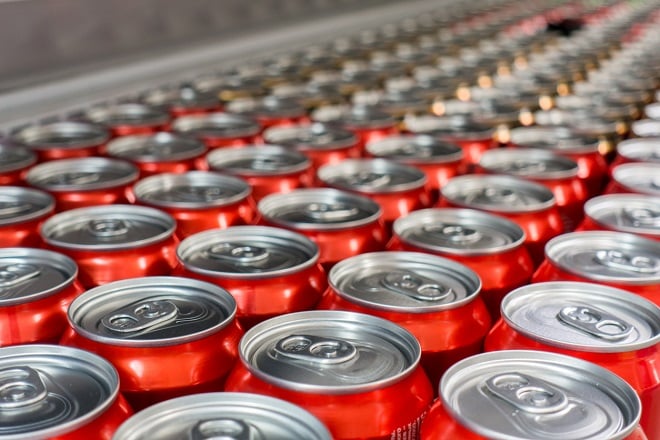 Canettes de soda