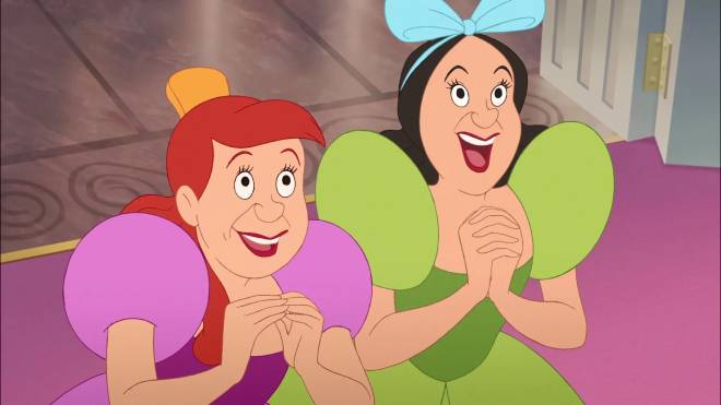 Javotte et Anastasie dans Cendrillon