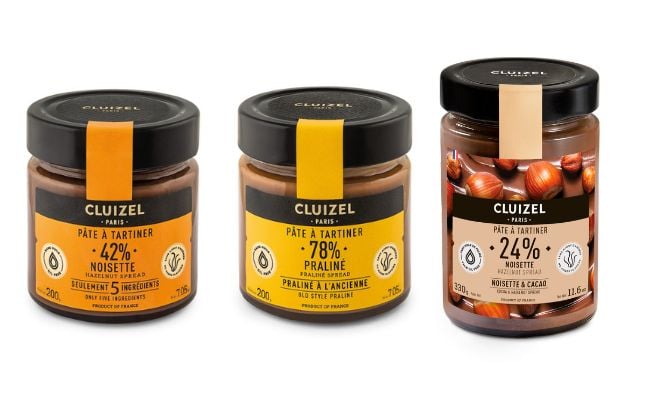 3 pâtes à tartiner Manufacture CLUIZEL