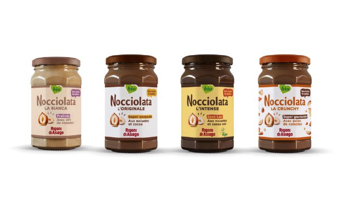 4 pâtes à tartiner Nocciolata