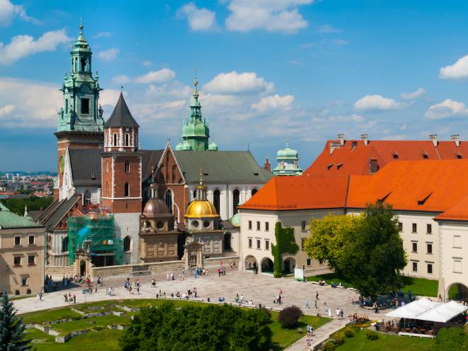 Cath&eacute;drale et chateau du Wawel