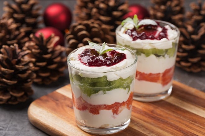 Verrines de Noël au kiwi de France - healthyfood_creation