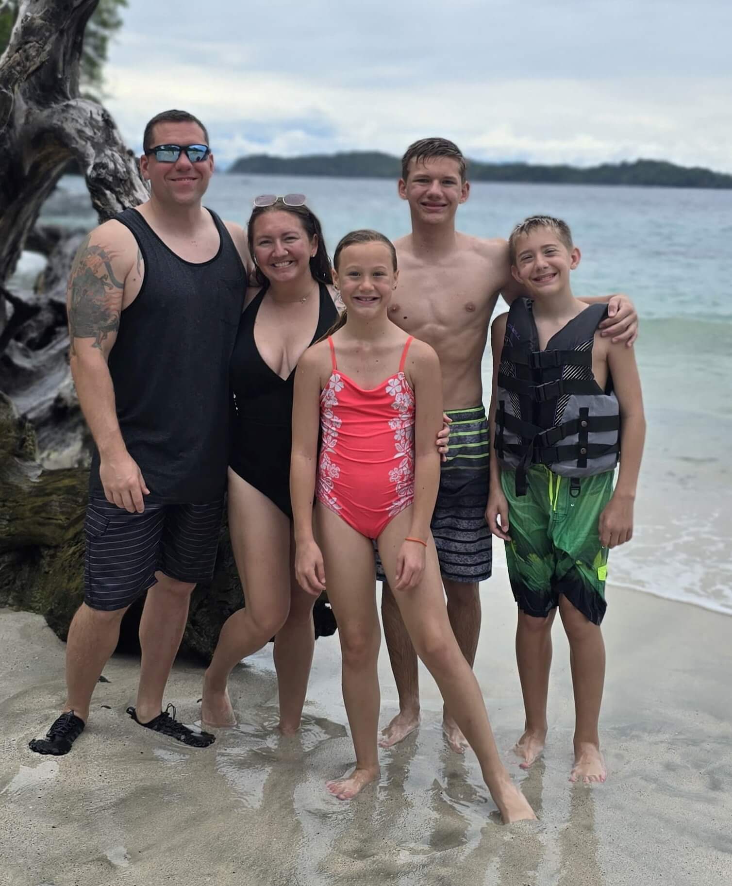 Famille Oberlin au Panama