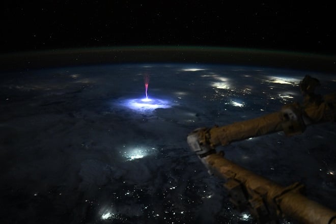 Farfadet aperçu depuis l'espace