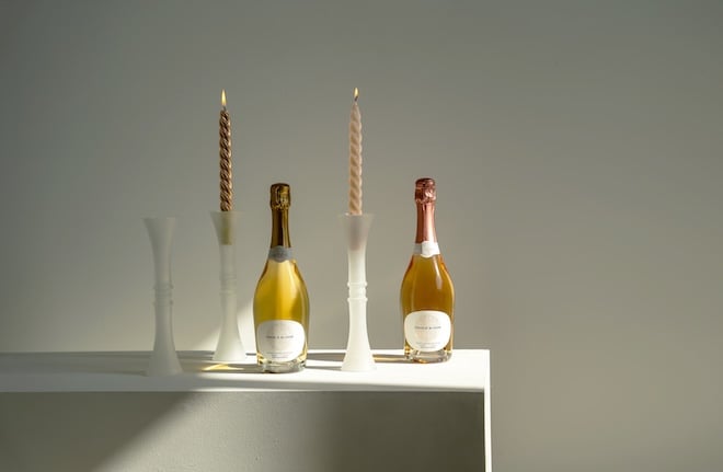 chandeliers Q de Bouteilles et bouteilles French Bloom
