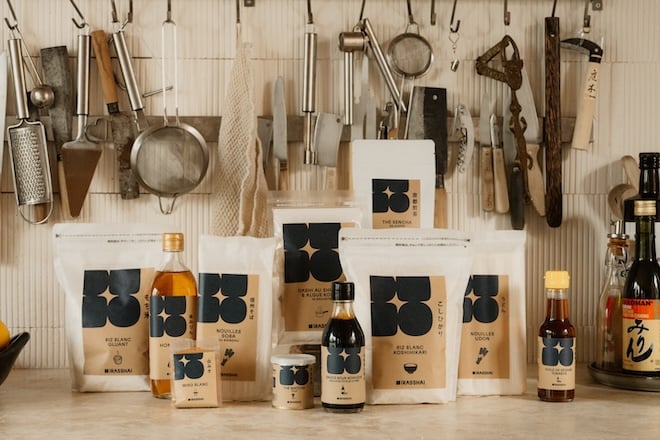 gamme de produits de la cuisine japonaise iRASSHAi