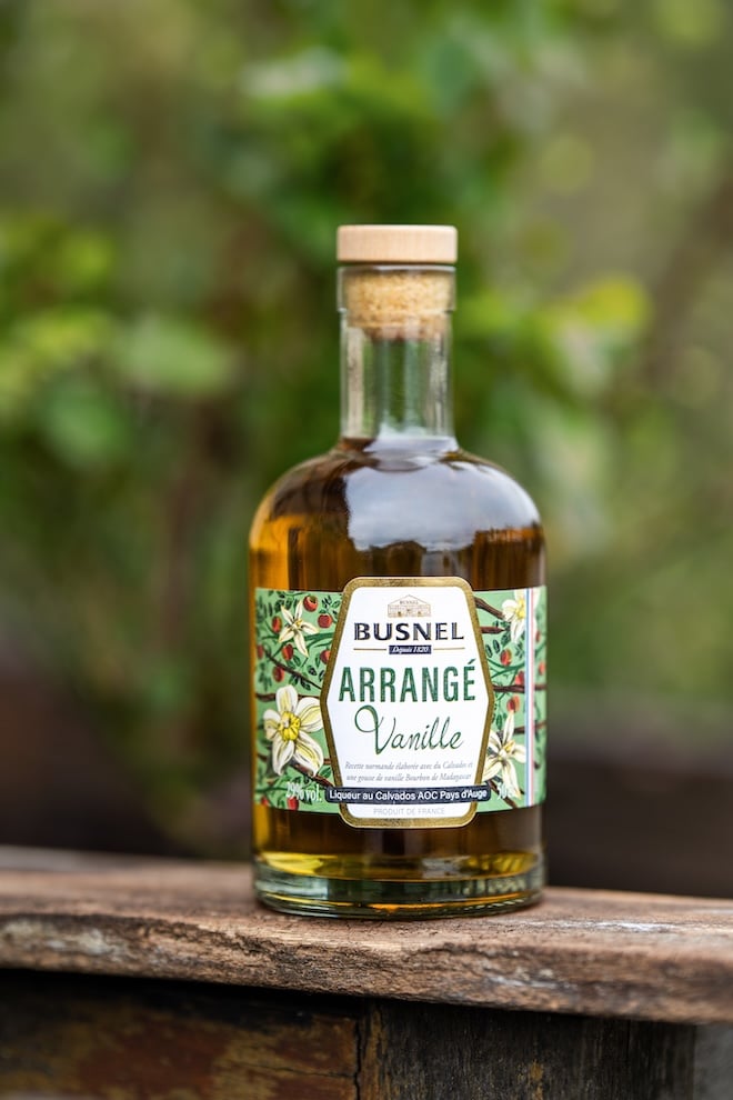 bouteille de Calvados Arrangé à la Vanille Maison Busnel