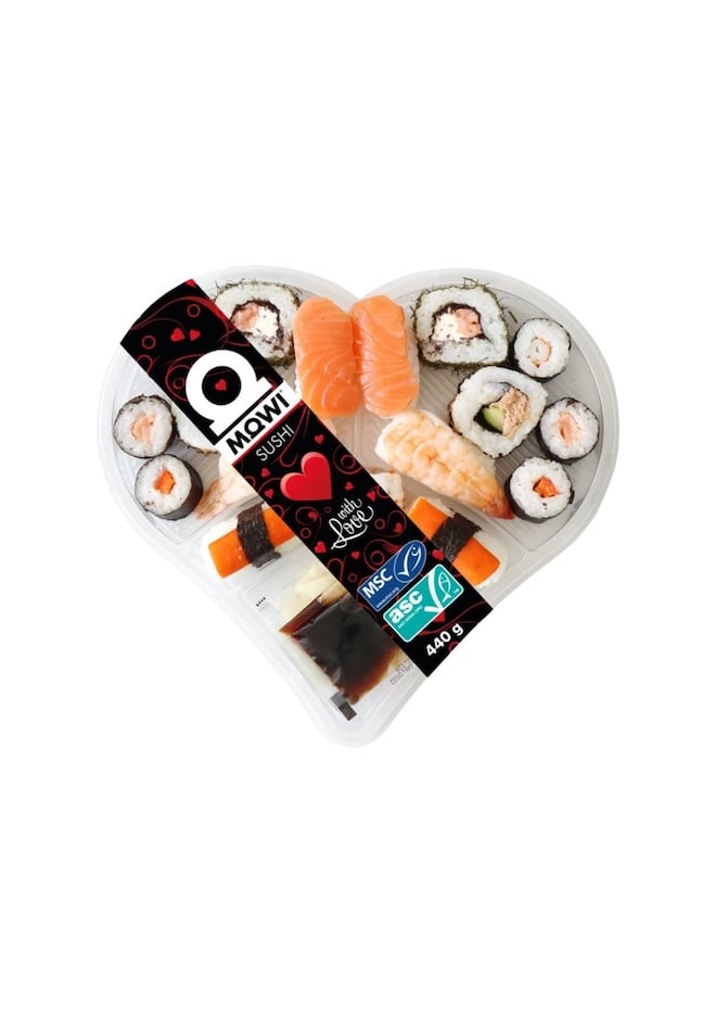 box de sushis au saumon MOWI