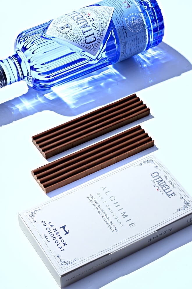 coffret l'Alchimie Gin Chocolat La Maison du Chocolat