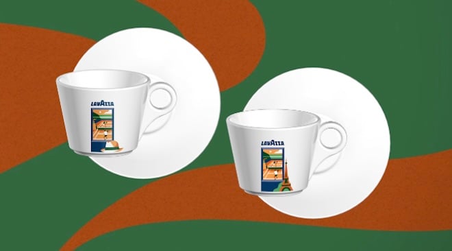 tasse Lavazza x Roland-Garros