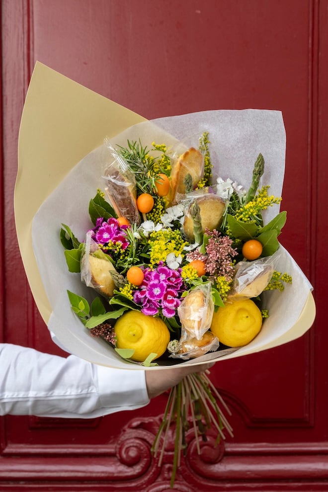 bouquet comestible Bonne Maman