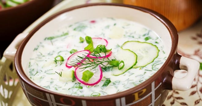 Soupe minceur de concombre et radis - Des soupes légères pour