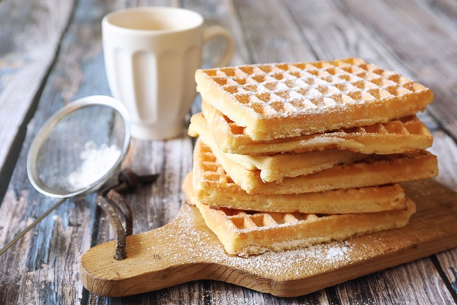 gaufre à la vanille