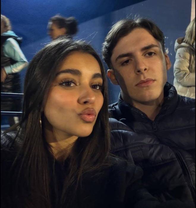 In&eacute;s Garcia et son ex-compagnon