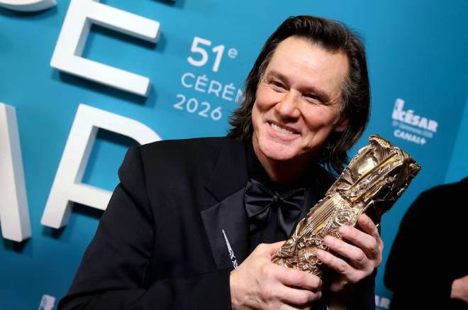 Jim Carrey lors des C&eacute;sar 2026