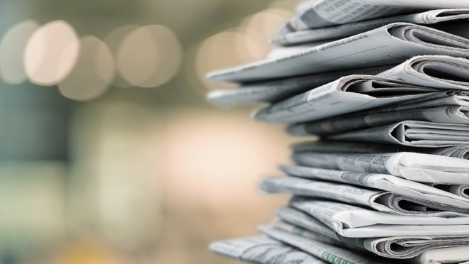 Pile de journaux