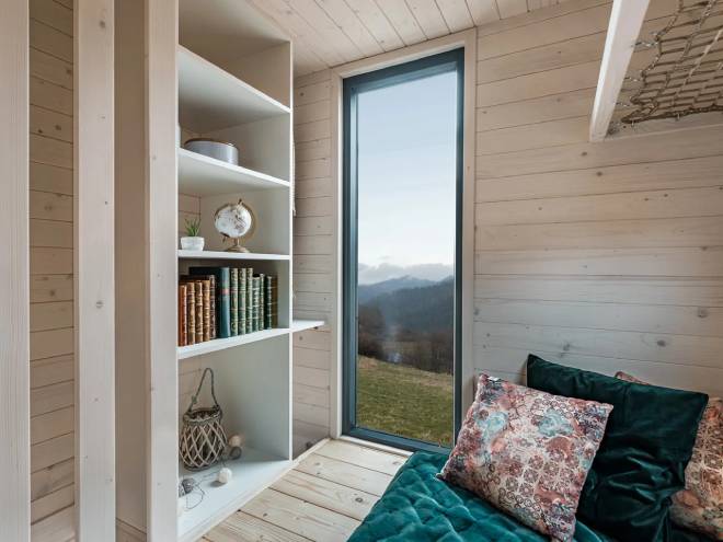 Tiny-house La Ruche chambre