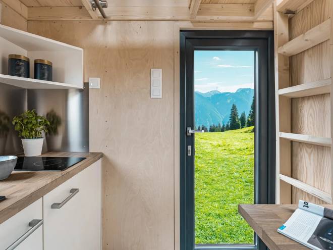 Tiny-house La Ruche entr&eacute;e