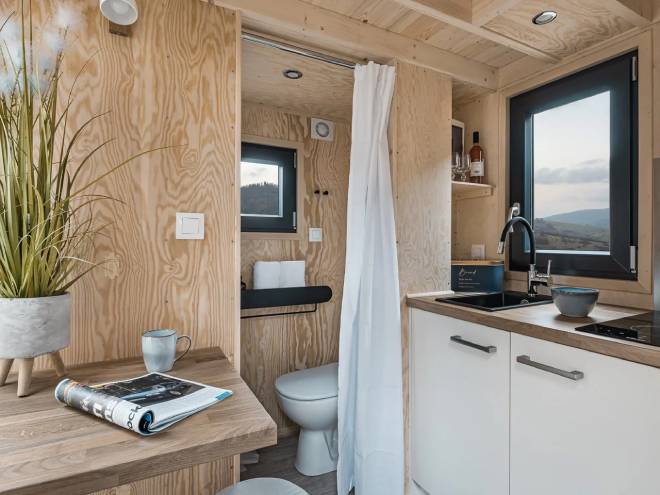 Tiny-house La Ruche cuisine toilettes