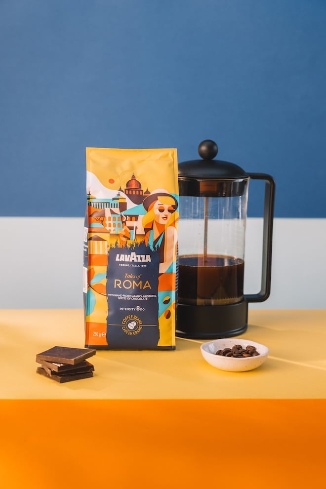 café Roma de la gamme Tales of Italy de Lavazza
