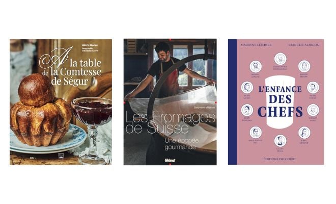 trois livres de cuisine