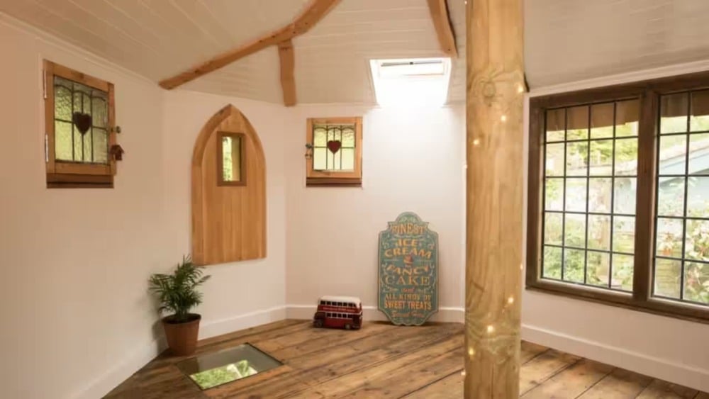 Interieur de la cabane