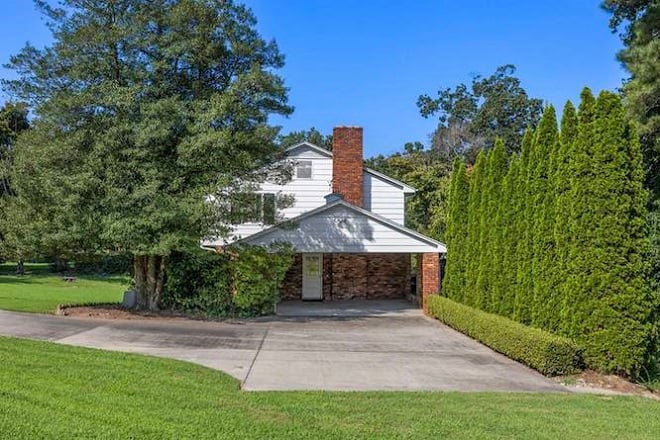 Vue extérieur de la maison Wheeler dans Stranger Things
