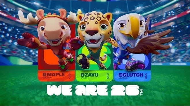Mascottes de la Coupe du monde de foot 2026