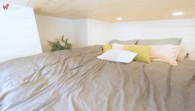 Chambre de la tiny house Genesis