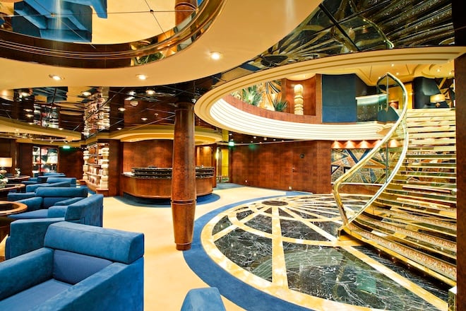 réception du Yacht Club sur le MSC Splendida