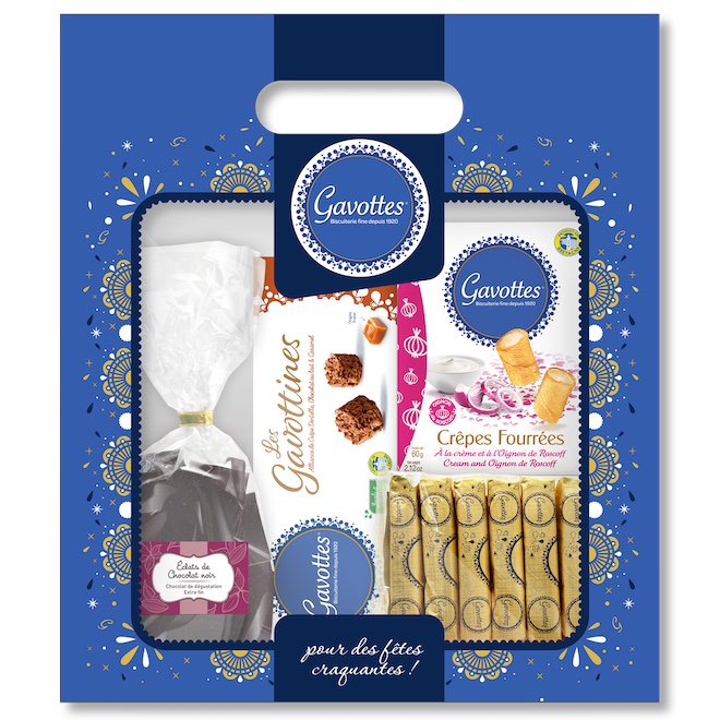 Delacre biscuits noël étoile délices au chocolat 485g