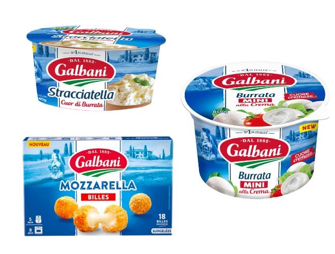 les nouveaux produits Galbani
