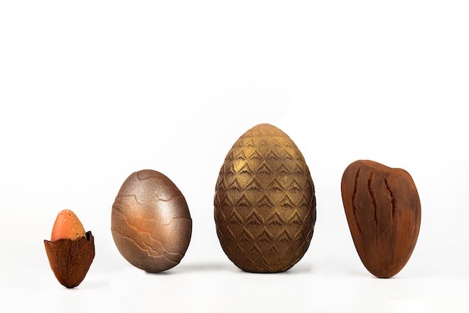oeufs en chocolat de Pâques