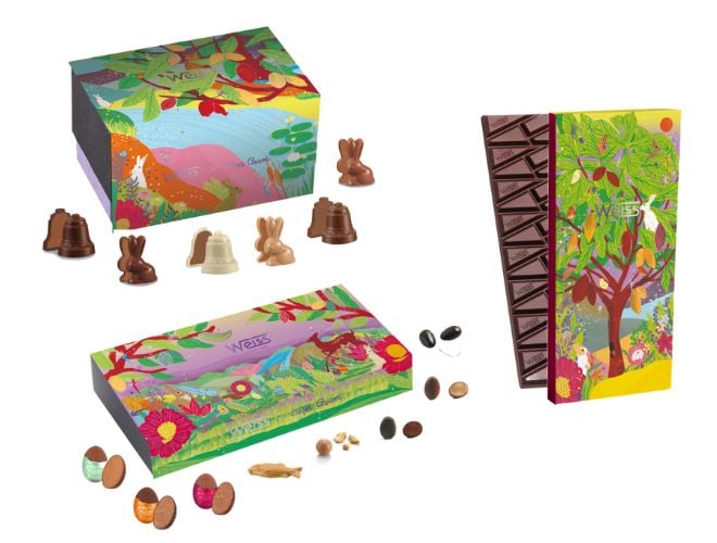 collection de Pâques de la chocolaterie Weiss