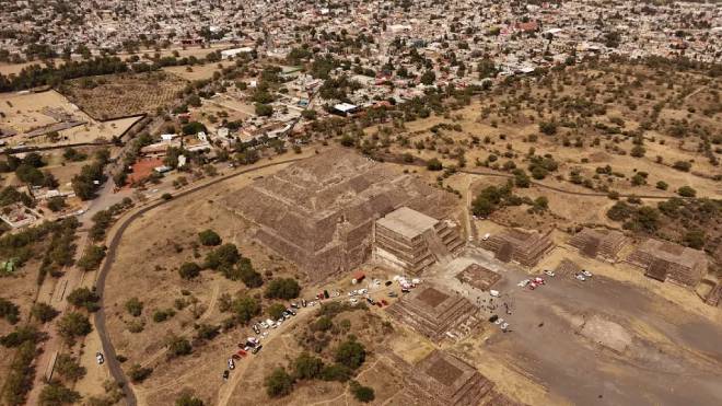 Pyramide de la Lune au Mexique
