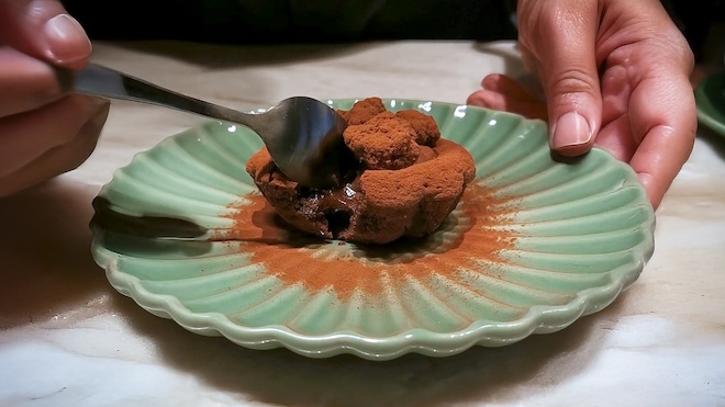 brownie au chocolat du chef Jeffrey Cagnes