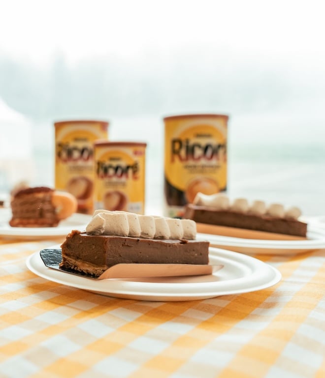 flan chocolat noisette RICOR&Eacute;&reg;