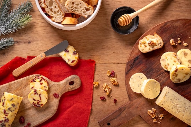 toasts de beurres aromatisés