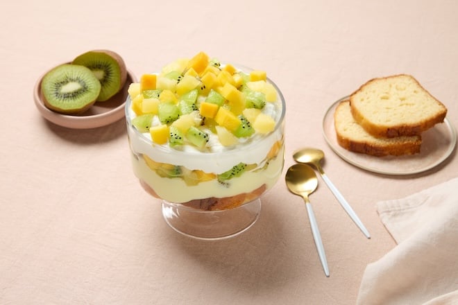 trifle aux fruits exotiques