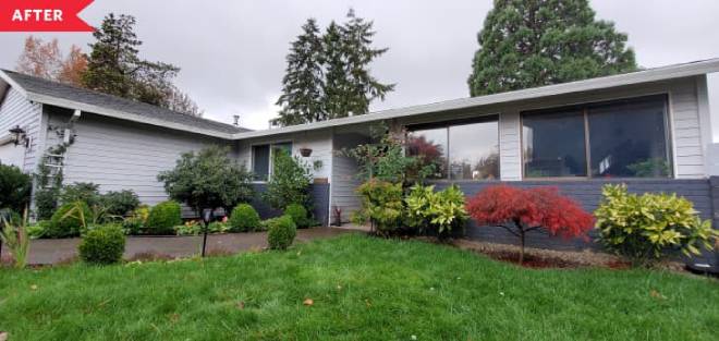 Devanture de la maison r&eacute;nov&eacute;e de Hussain Aslam