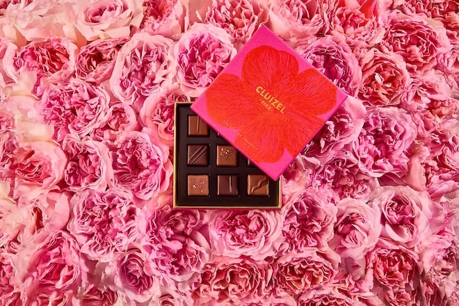 coffret Saint-Valentin chocolats CLUIZEL