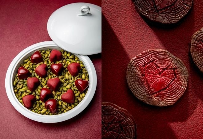 cr&eacute;ations Saint-Valentin Les Chocolats de Yannick All&eacute;no