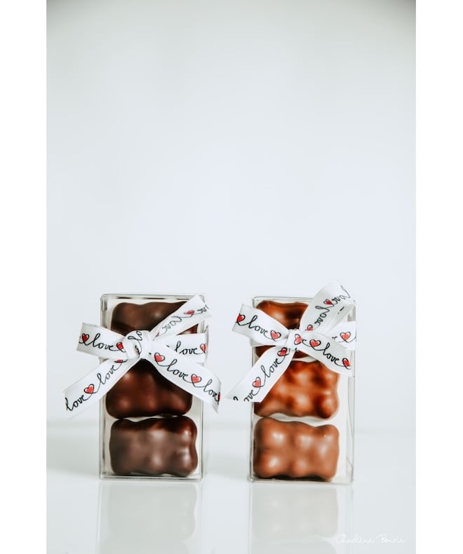 oursons en guimauve Saint-Valentin de la Maison Pierre Chauvet