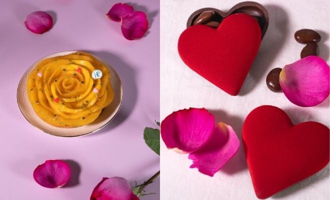 cr&eacute;ations de la Saint-Valentin du chef Hugues Pouget