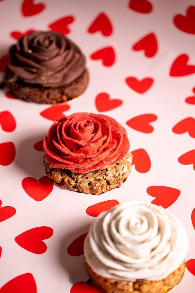 les entremets Saint-Valentin de la boulangerie Pompette!