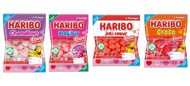 collection Love &Eacute;dition de la Saint-Valentin par HARIBO