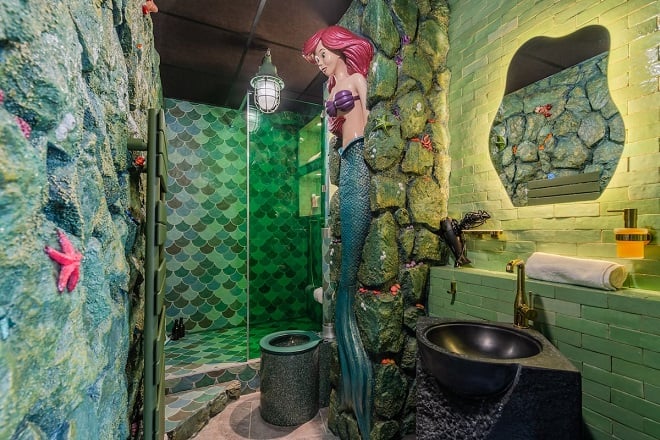 Salle de bain du Airbnb Serris